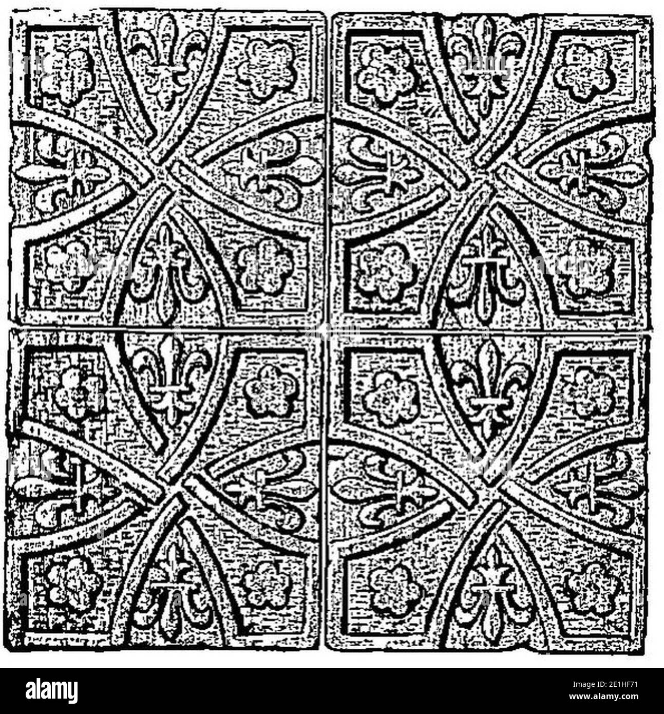 Lucien Bégule - L'abbaye de Fontenay et l'architecture cisterzienser Seite 061-2 1. Stockfoto