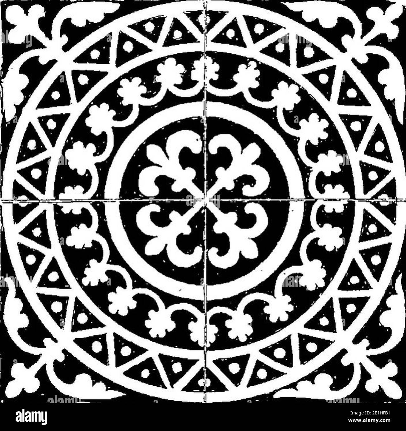 Lucien Bégule - L'abbaye de Fontenay et l'architecture cisterzienser Seite 063-2 1. Stockfoto