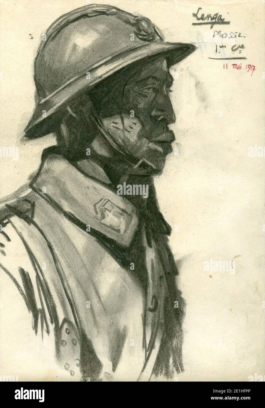 Lucien Jonas Lenga. Stockfoto