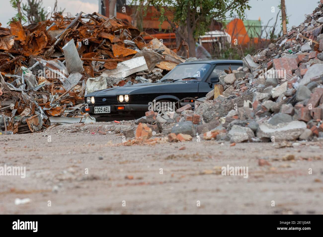 MK3 Ford Capri Laser, 80er Jahre Coupe Sportwagen Stockfoto