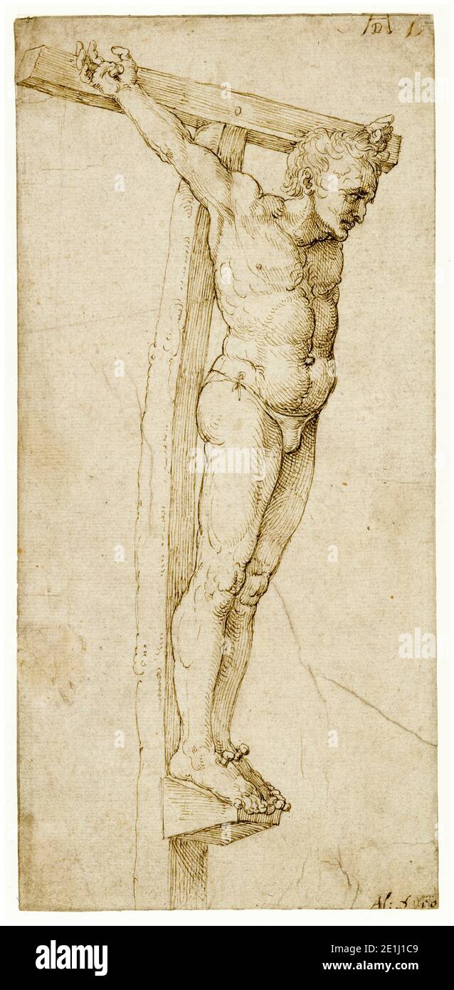 Albrecht Dürer, der gute Dieb (Studie), Zeichnung, 1503-1505 Stockfoto