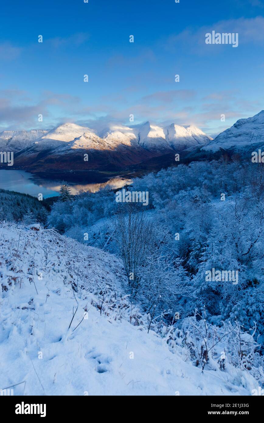 Fünf Schwestern von Kintail, West Highlands Stockfoto