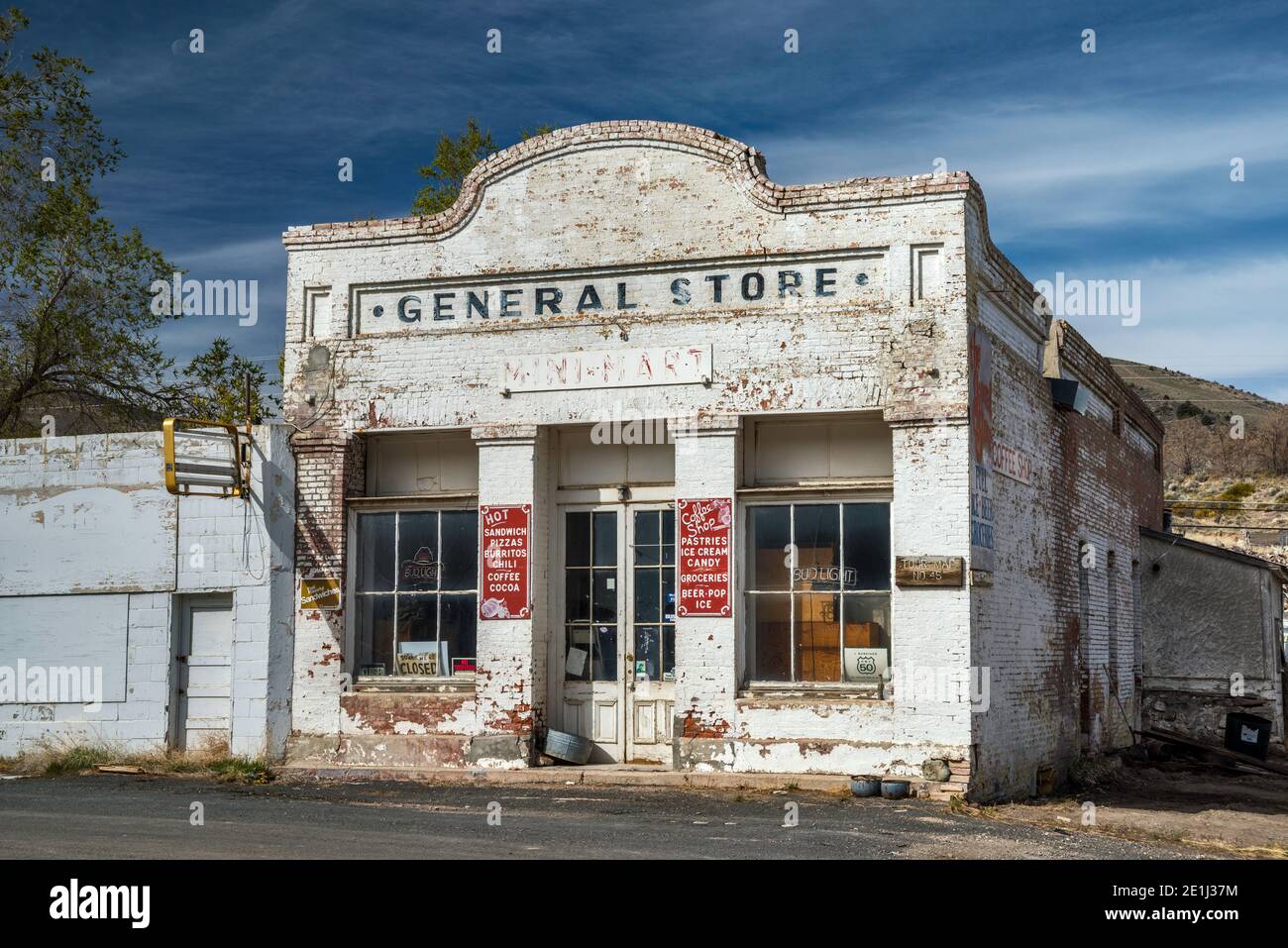 Historischer General Store in Eureka, Nevada, USA Stockfoto