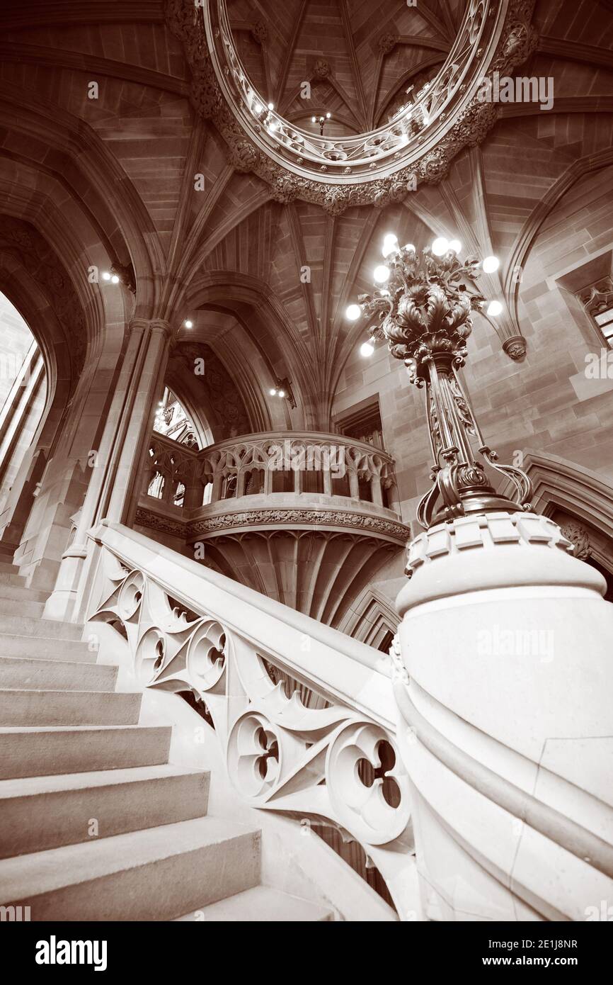 John Rylands Library Manchester Stockfoto