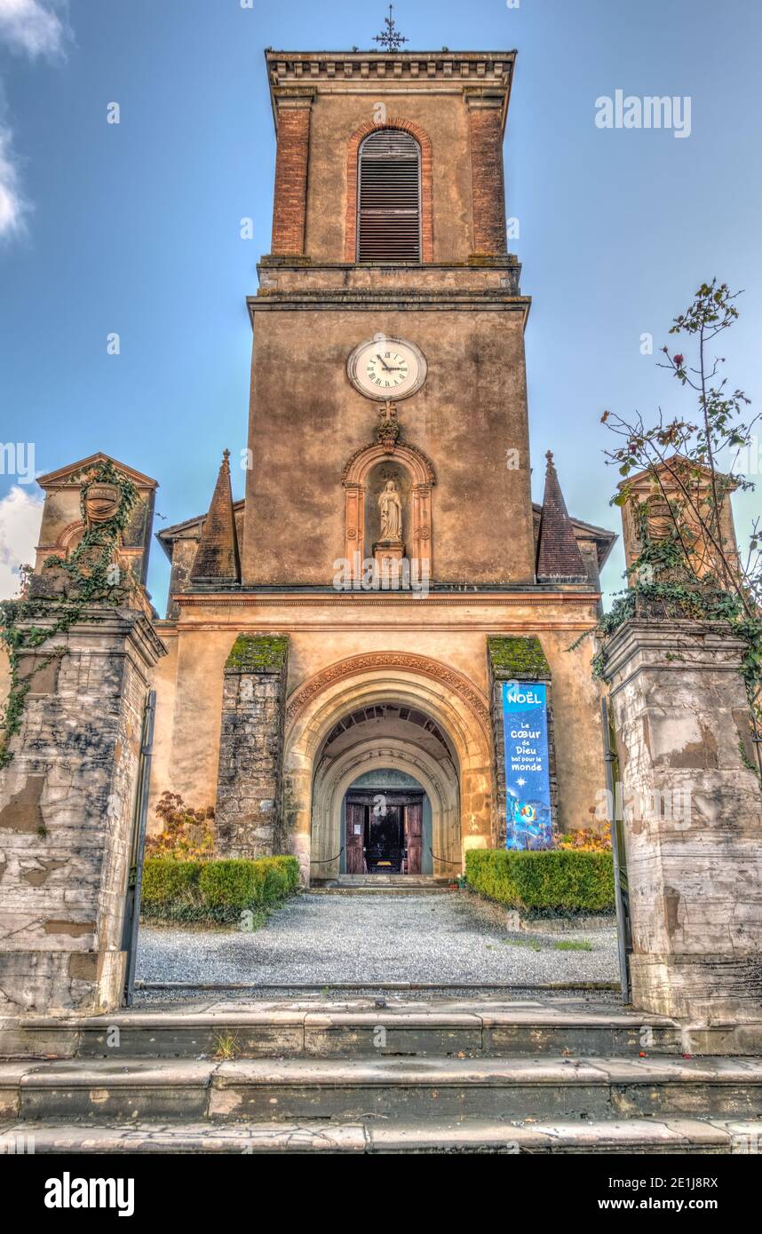 La Bastide-Clairence, Frankreich, HDR Bild Stockfoto