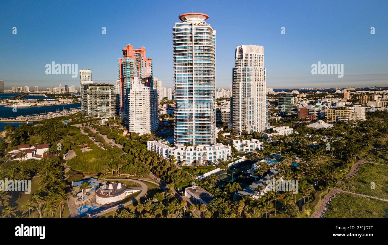 South Pointe in Miami Beach, Florida Stockfoto