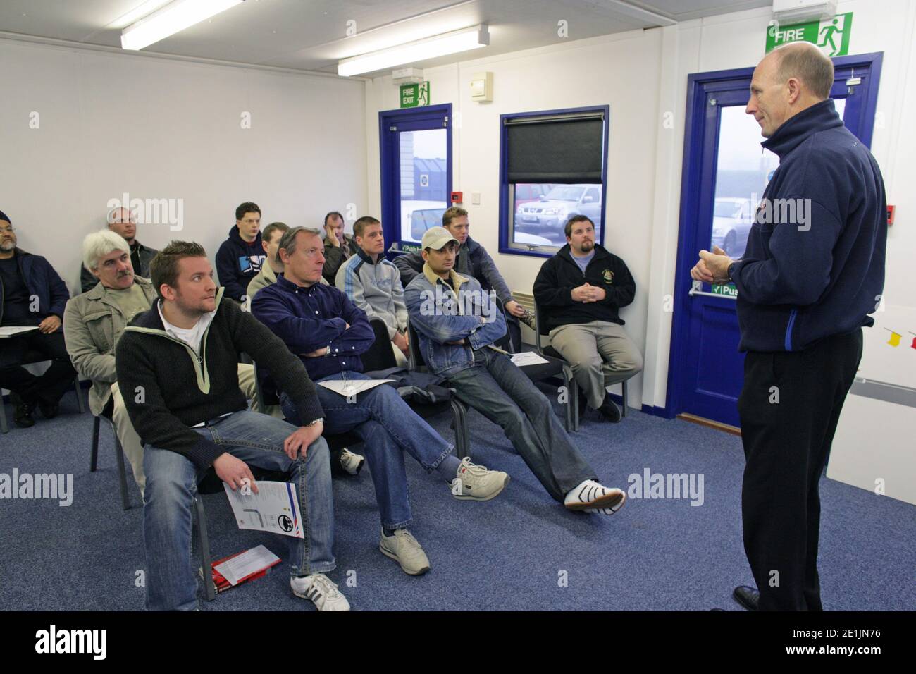 Ferrari Experience Tag in Silverstone Stockfoto