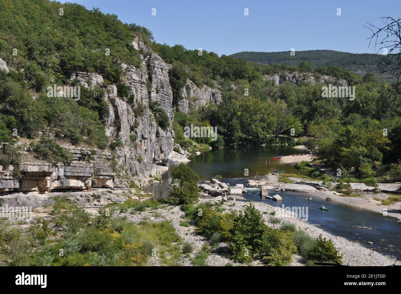 Ardèche, Auvergne-Rhône-Alpes, Frankreich Stockfoto