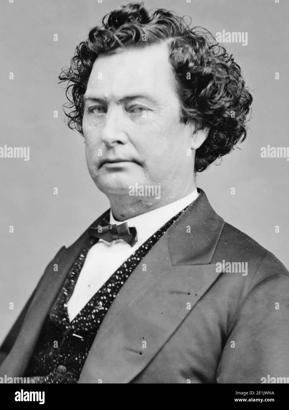 RICHARD YATES (1815-1873) als Gouverneur von Illinois während der amerikanischen Bürgerkrieg Stockfoto