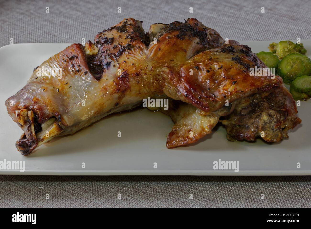 Lammbraten Stockfoto