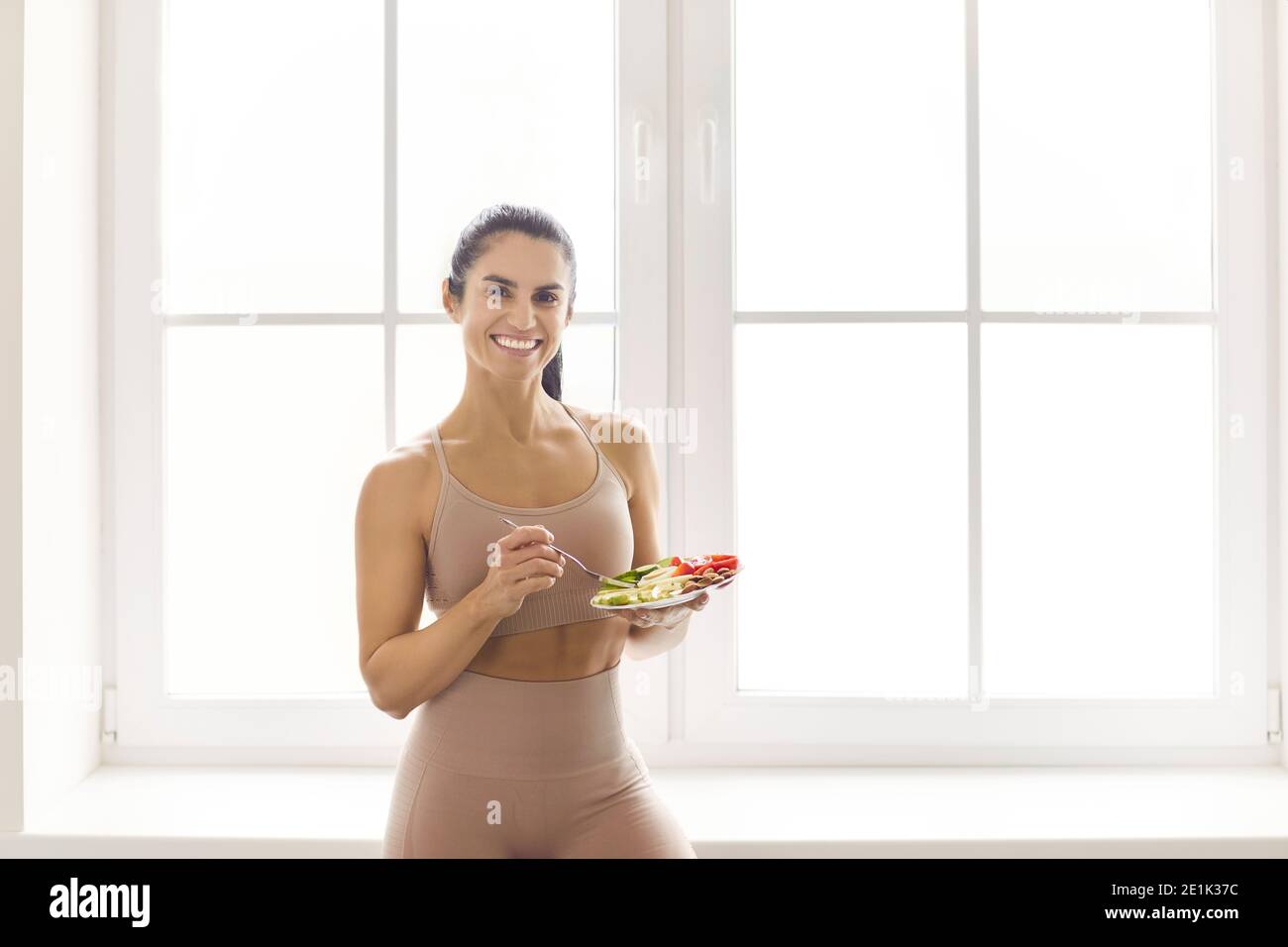 Gesunde Ernährung, aktive Fitness-Lifestyle, saubere Ernährung Ernährung Konzept Stockfoto