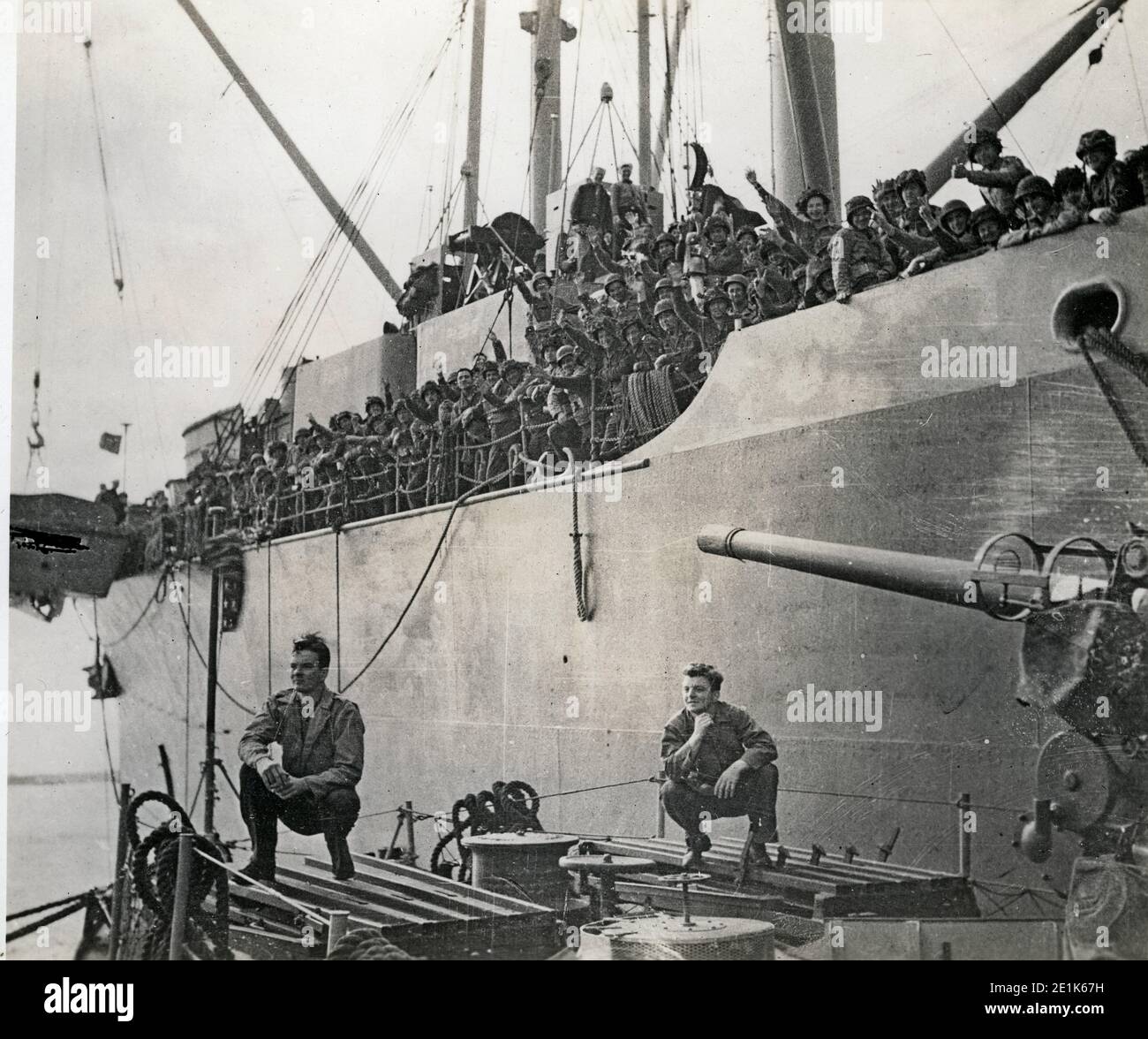 D-Day Landung der alliierten Truppen, Juni 1944 Stockfoto