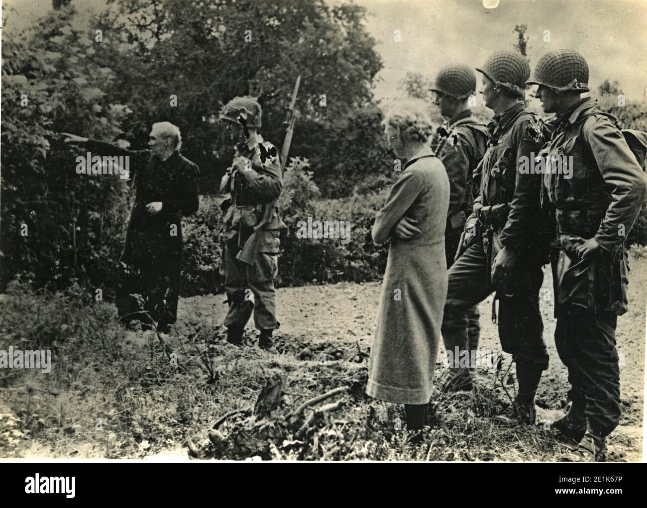 D-Day Landung der alliierten Truppen, Juni 1944 Stockfoto