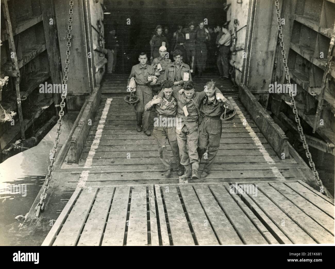 D-Day Landung der alliierten Truppen, Juni 1944 Stockfoto