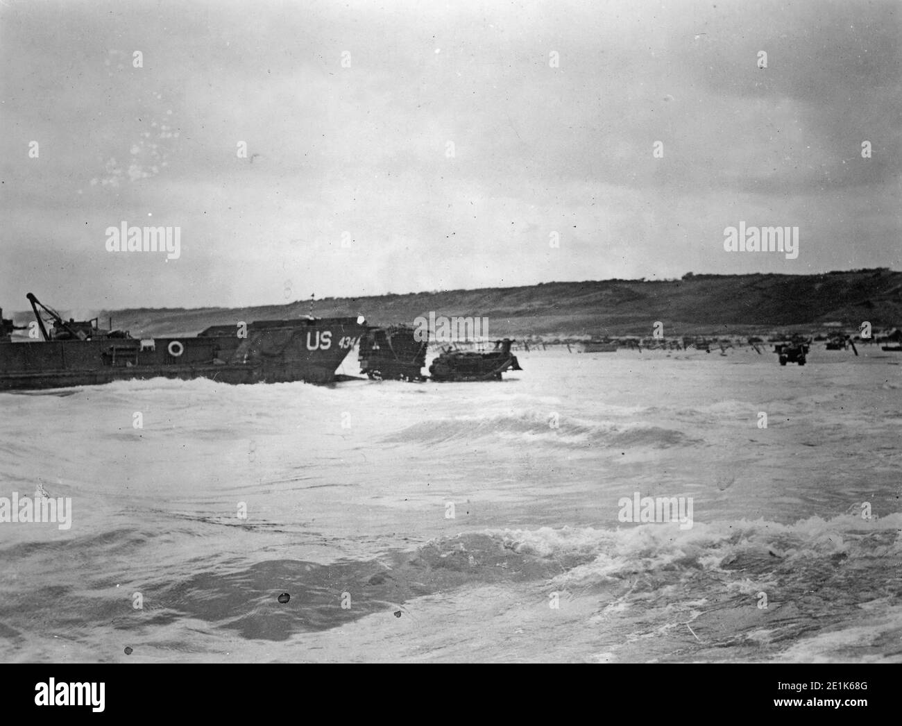 D-Day Landung der alliierten Truppen, Juni 1944 Stockfoto