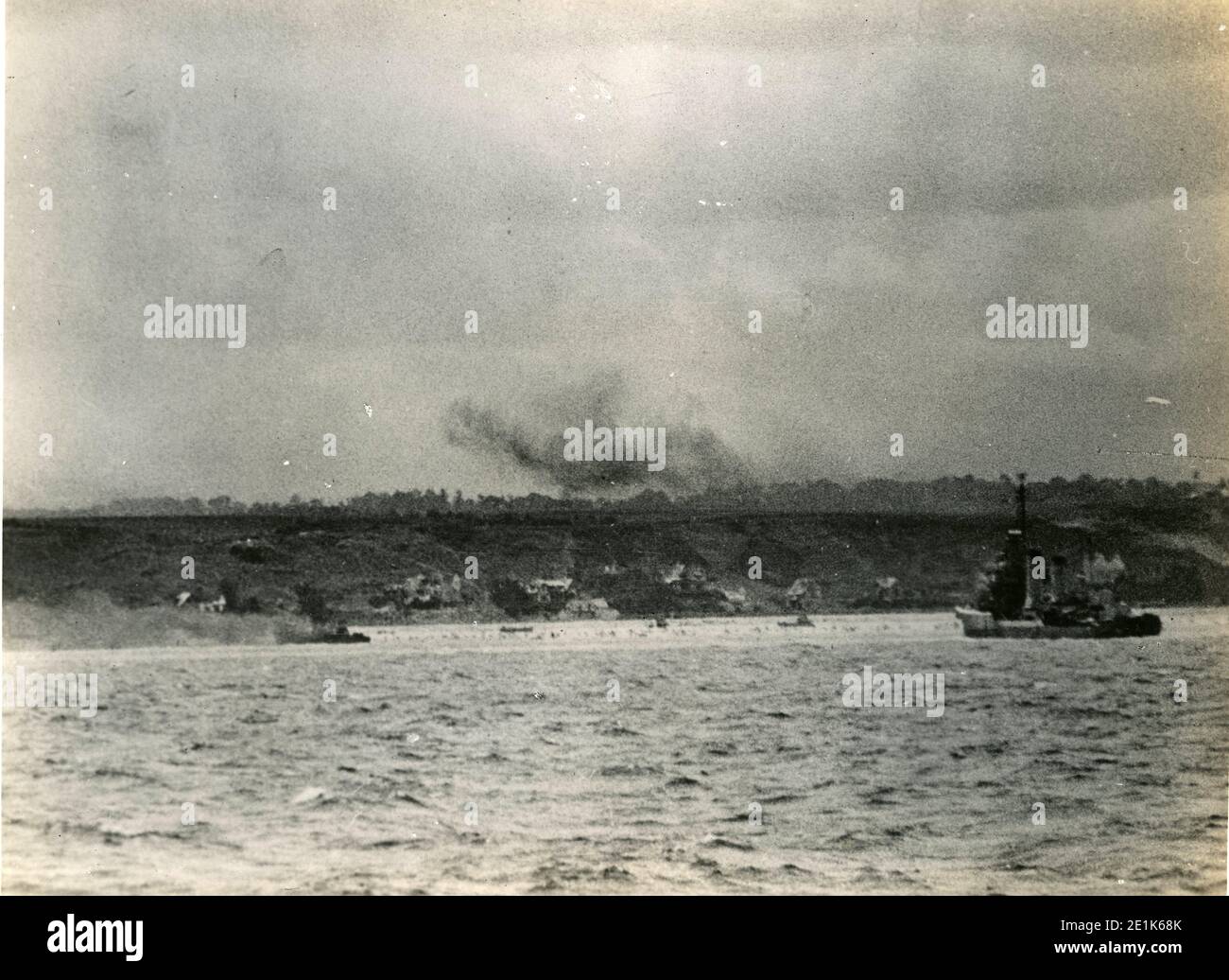 D-Day Landung der alliierten Truppen, Juni 1944 Stockfoto