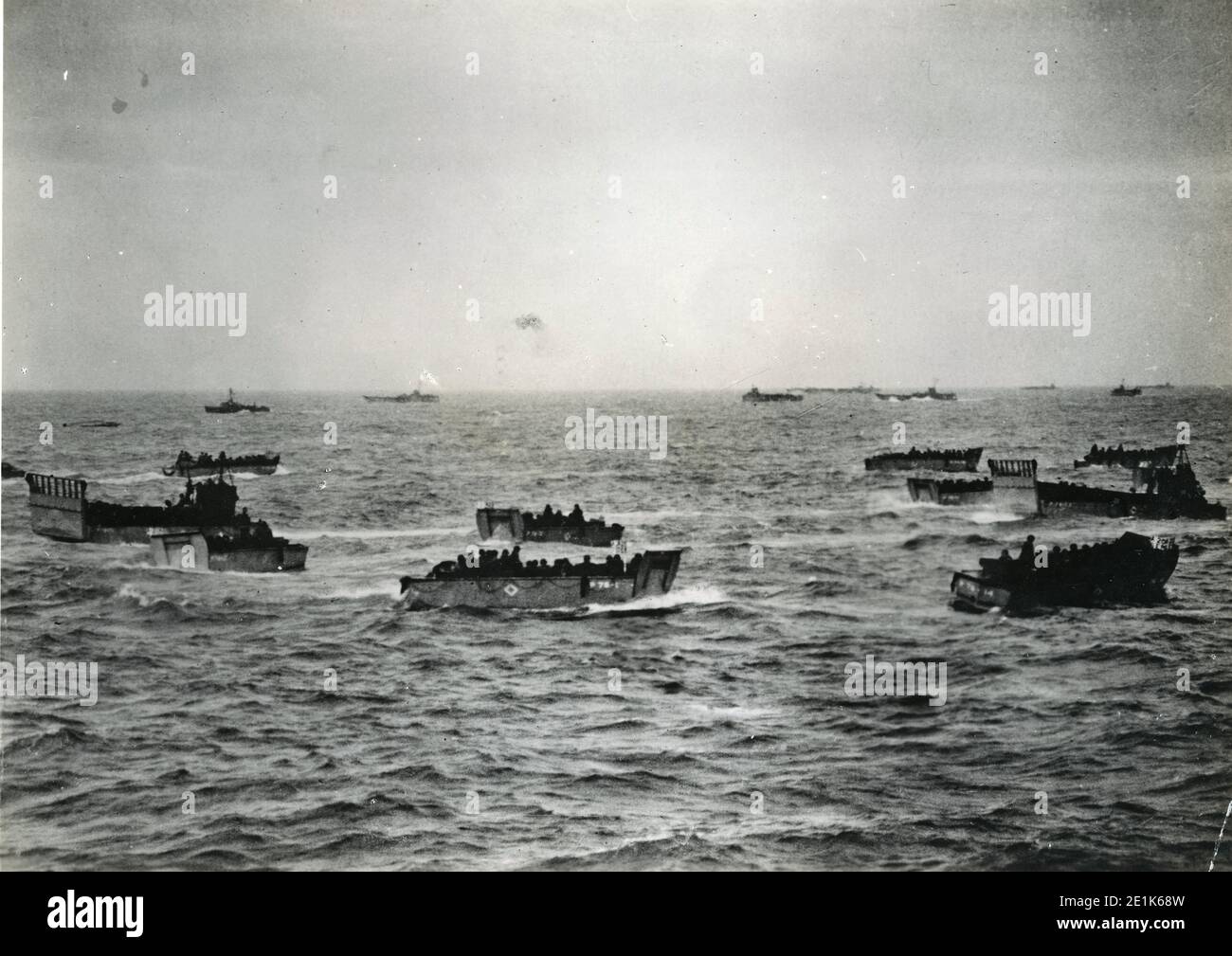D-Day Landung der alliierten Truppen, Juni 1944 Stockfoto