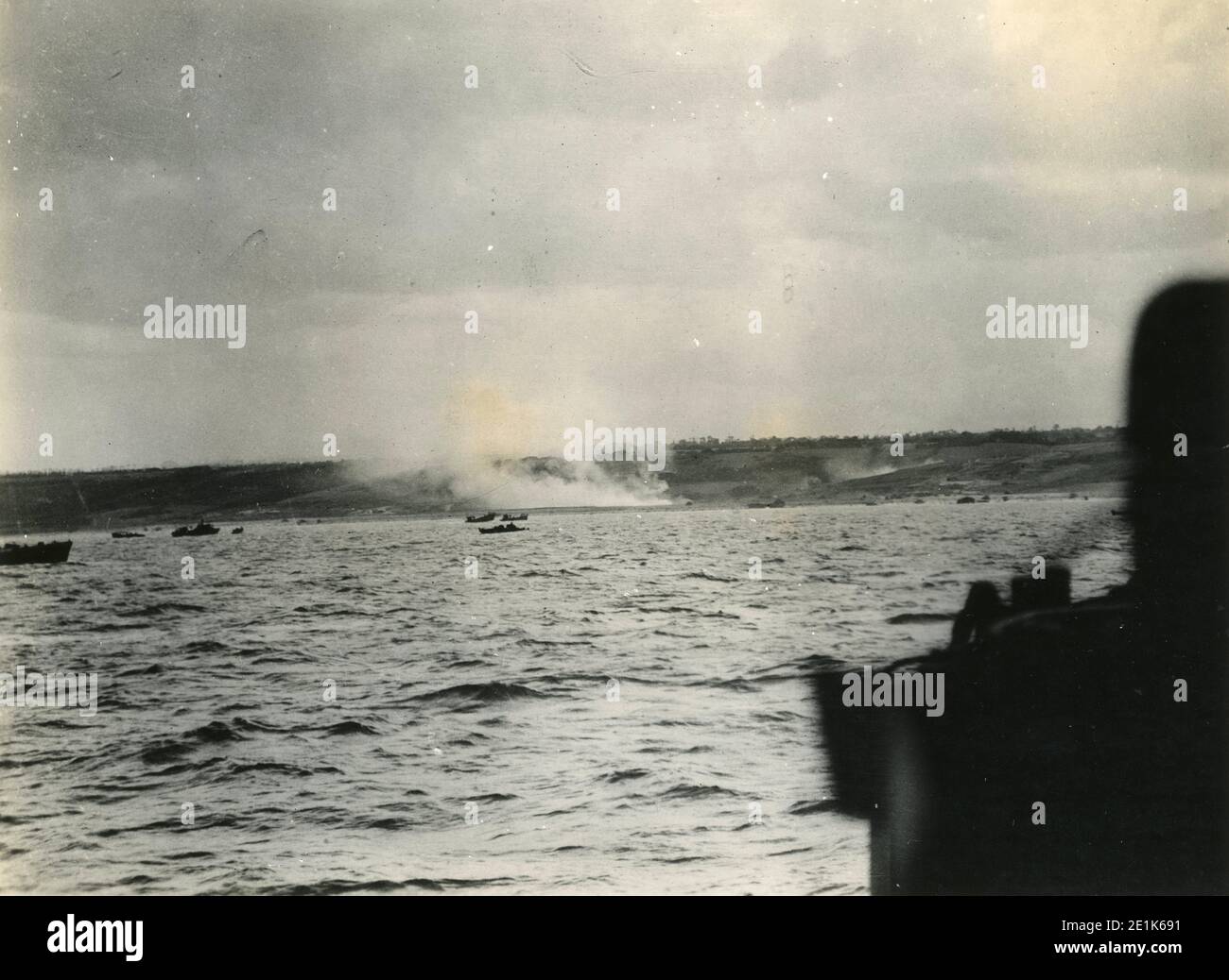 D-Day Landung der alliierten Truppen, Juni 1944 Stockfoto