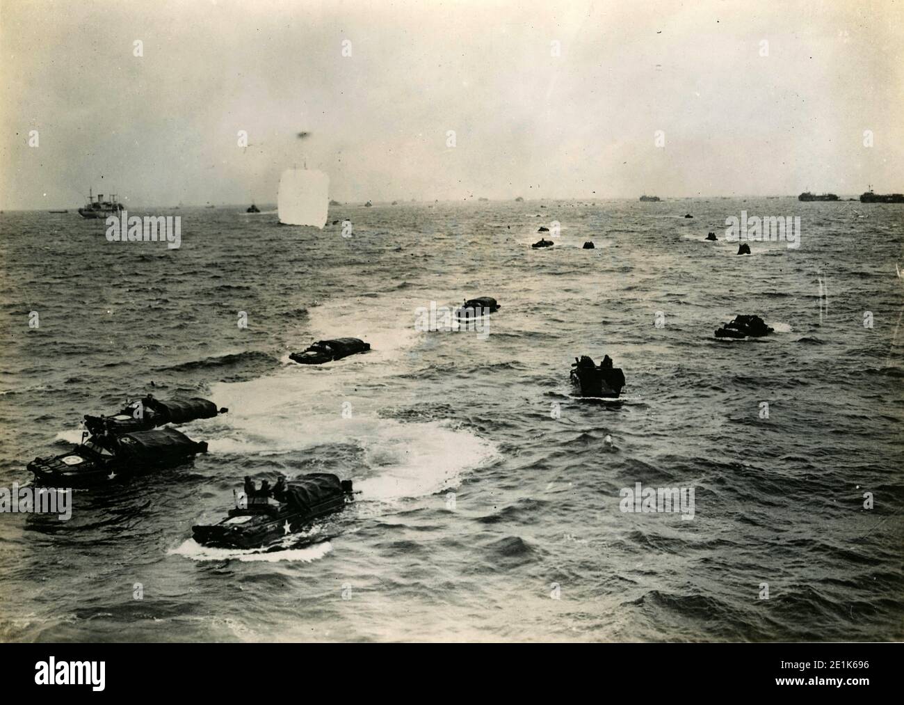 D-Day Landung der alliierten Truppen, Juni 1944 Stockfoto