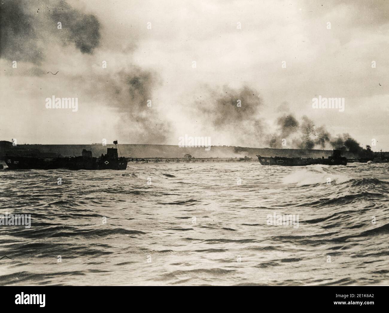 D-Day Landung der alliierten Truppen, Juni 1944 Stockfoto