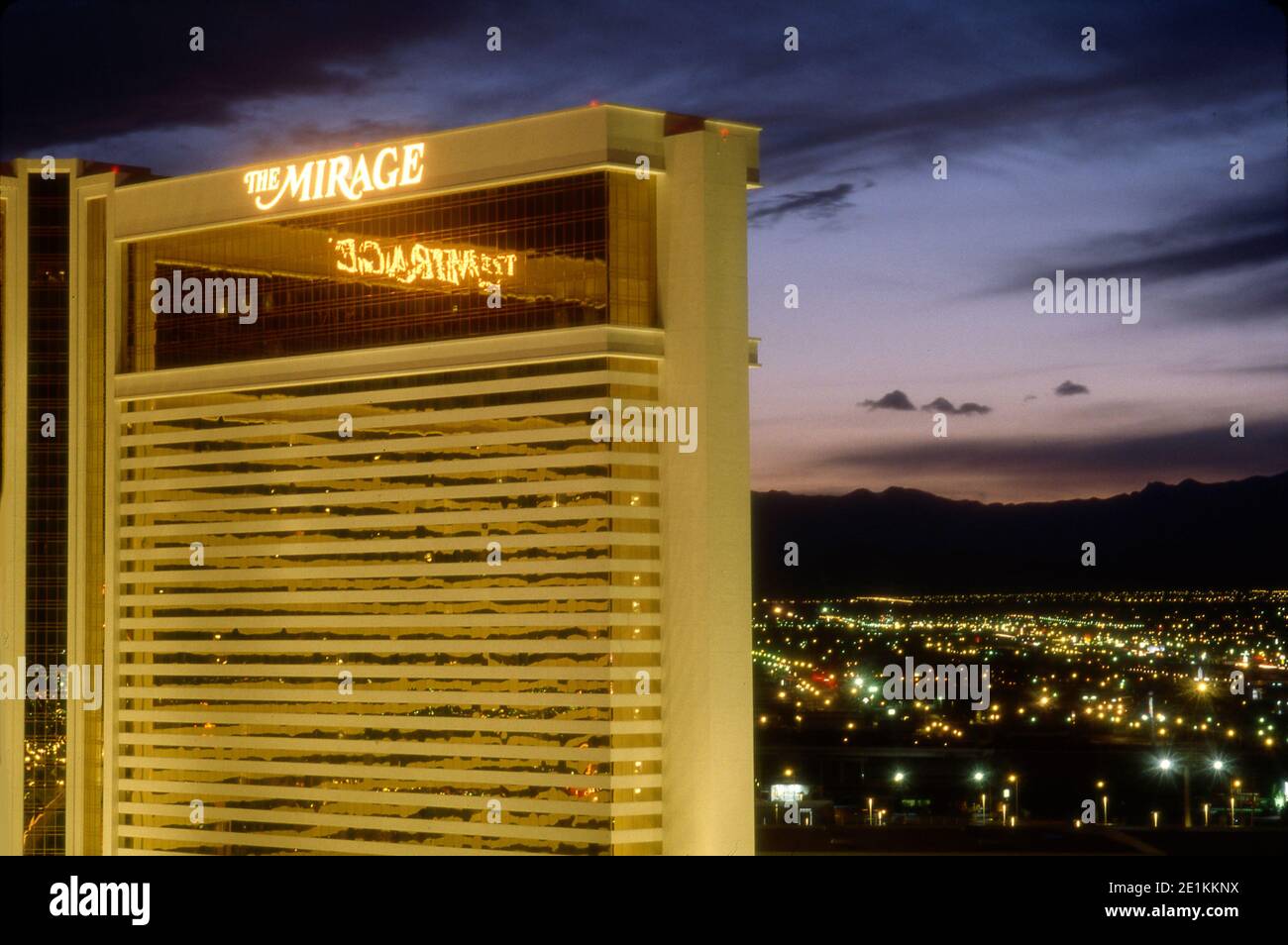 The Mirage Hotel on the Strip in Las Vegas, Nevada, Stockfoto