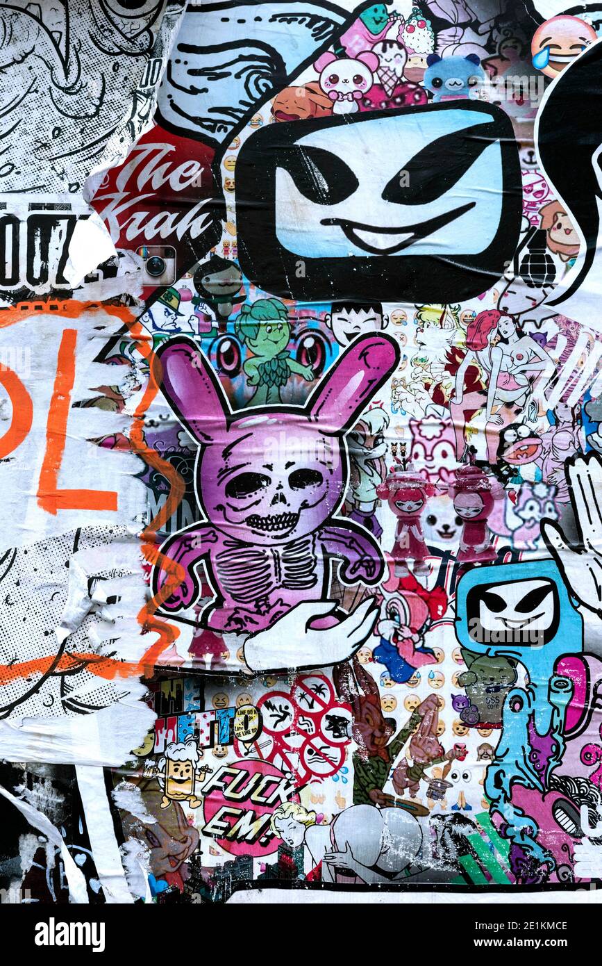 London, England: 24. Mai 2017. Street Art auf den Straßen von Brick Lane Shoreditch, London, Großbritannien. Alamy Stock Image/Jayne Russell Stockfoto