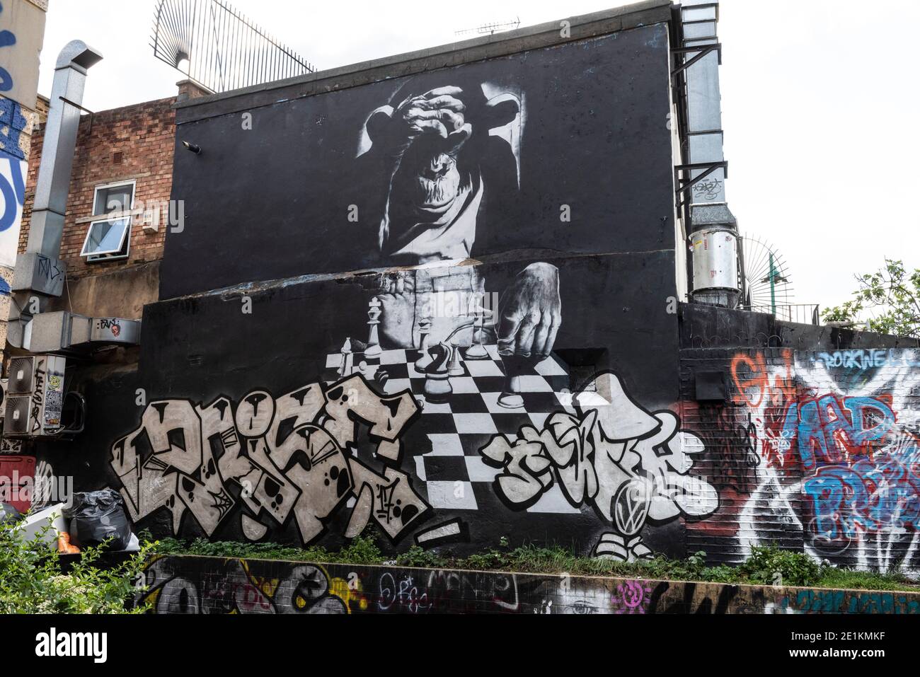 London, England: 24. Mai 2017. Street Art auf den Straßen von Brick Lane Shoreditch, London, Großbritannien. Alamy Stock Image/Jayne Russell Stockfoto