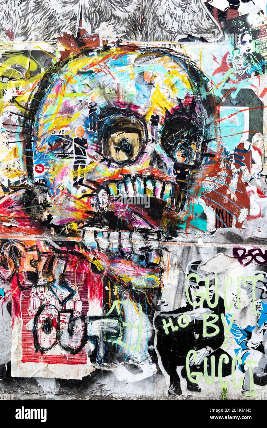 London, England: 24. Mai 2017. Street Art auf den Straßen von Brick Lane Shoreditch, London, Großbritannien. Alamy Stock Image/Jayne Russell Stockfoto