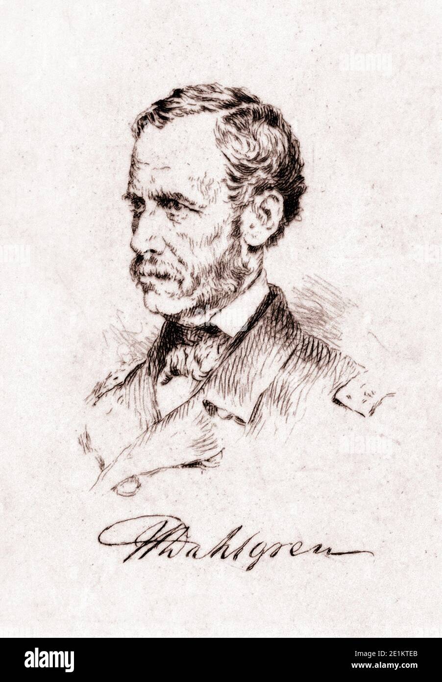 John Adolphus Bernard Dahlgren (13. November 1809 – 12. Juli 1870) war ein US-Navy-Offizier, der Ordnance Department und seines Dienstes gründete Stockfoto