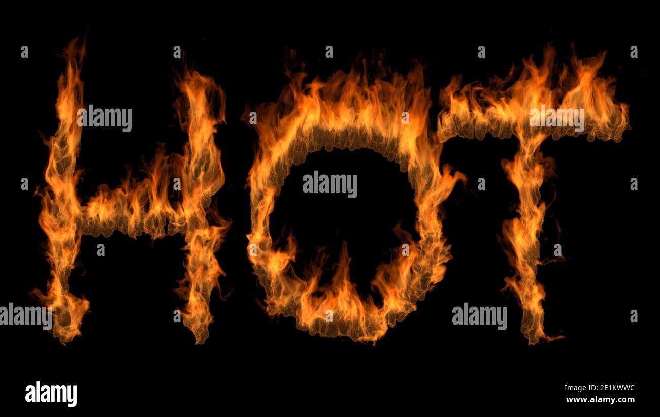 Feuer schriftart Fotos und Bildmaterial in hoher Auflösung Alamy