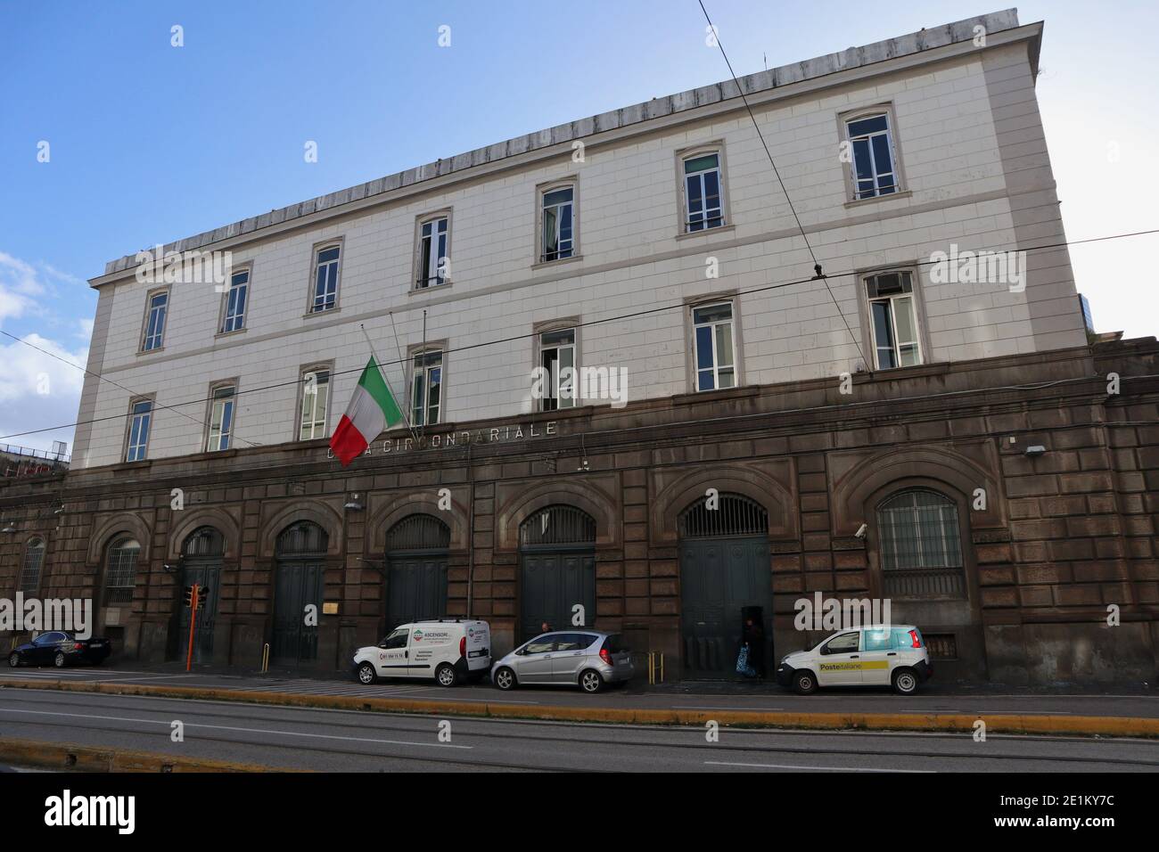 Napoli - Carcere di Poggioreale Stockfoto