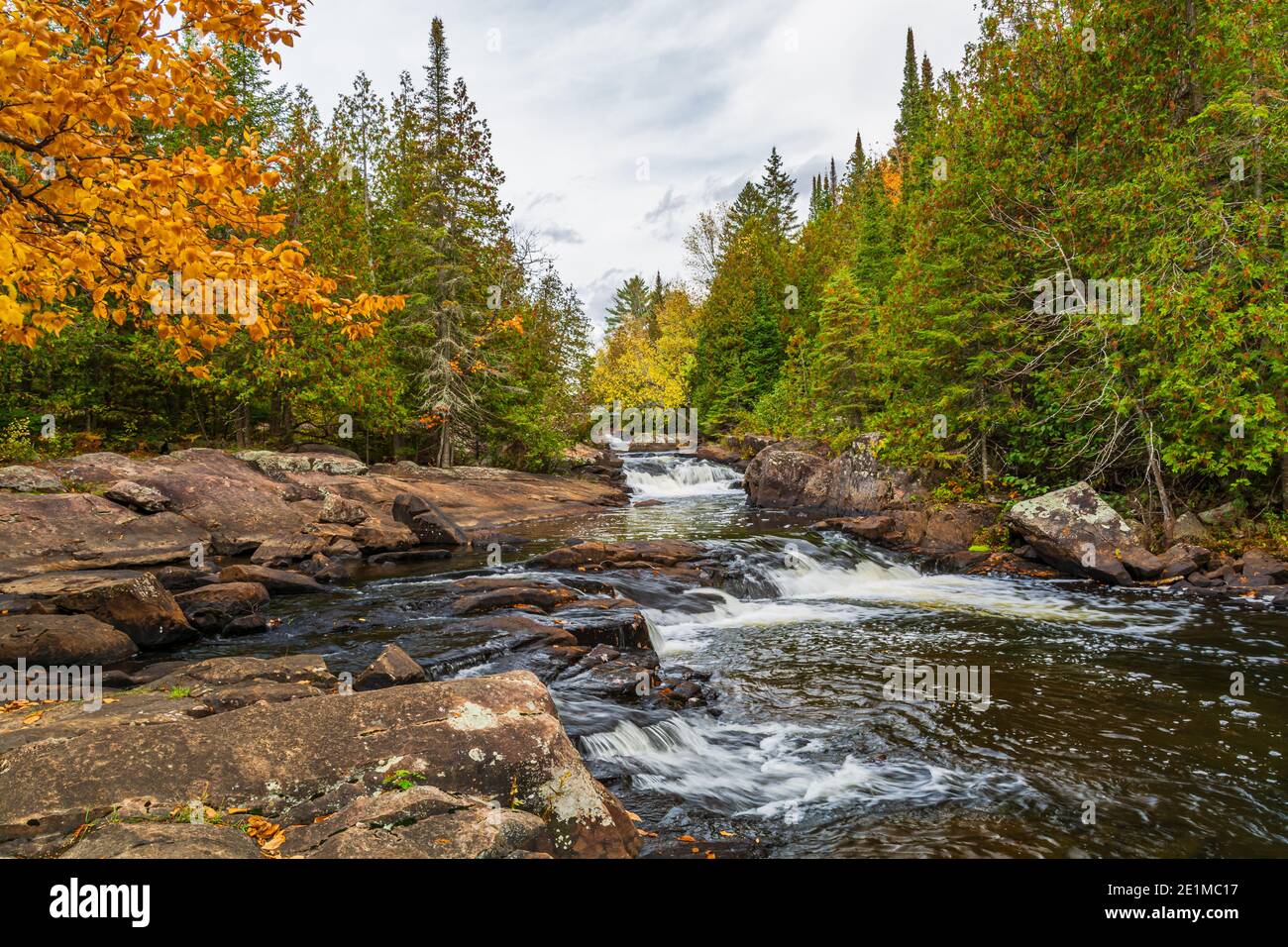 Ritchie Falls Conservation Area Minden Hills Haliburton Ontario Kanada Stockfoto