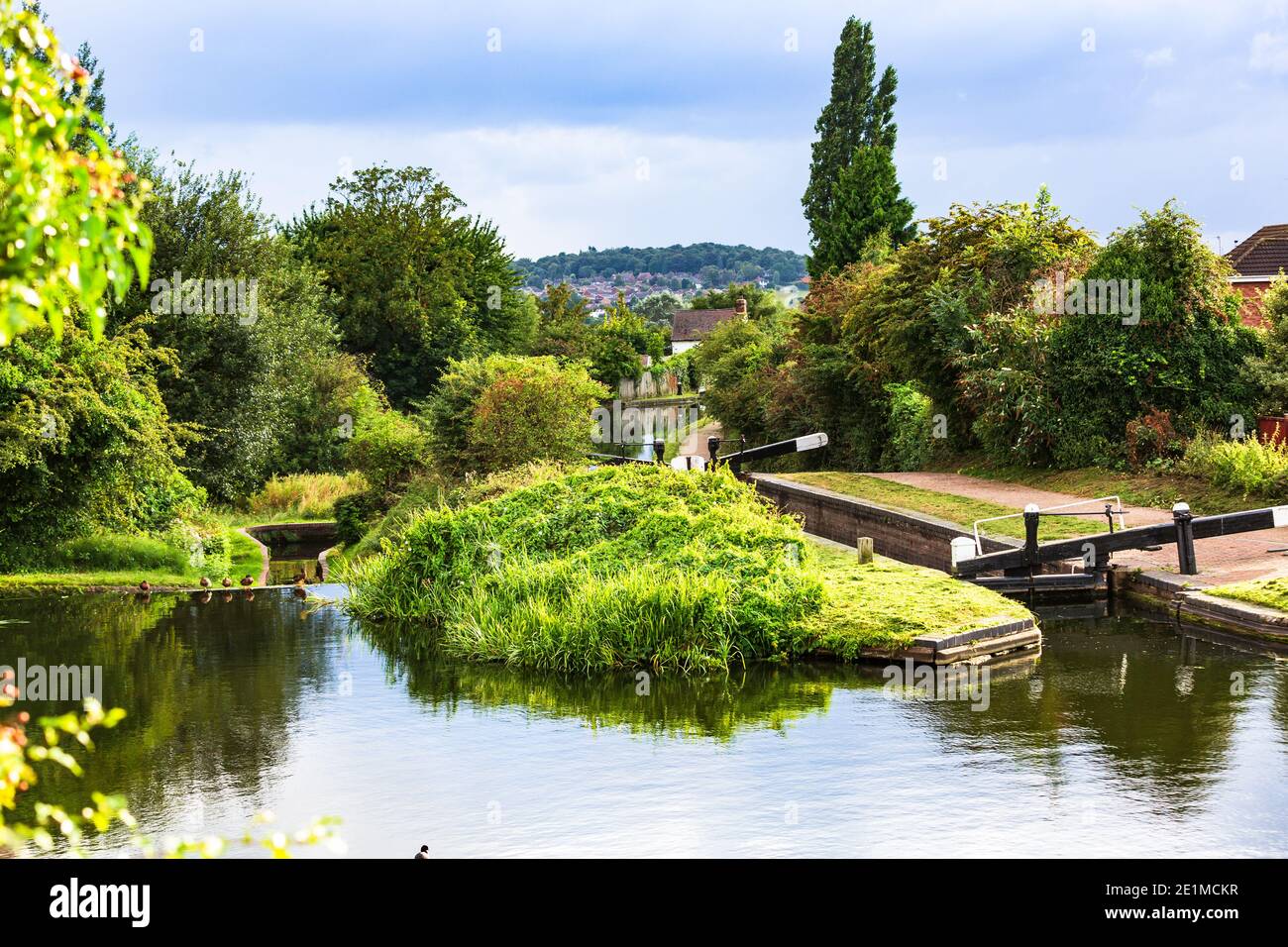 Stourbridge Canals in den West Midlands, Großbritannien Stockfoto