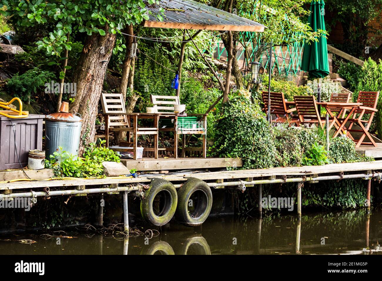 Stourbridge Canals in den West Midlands, Großbritannien Stockfoto