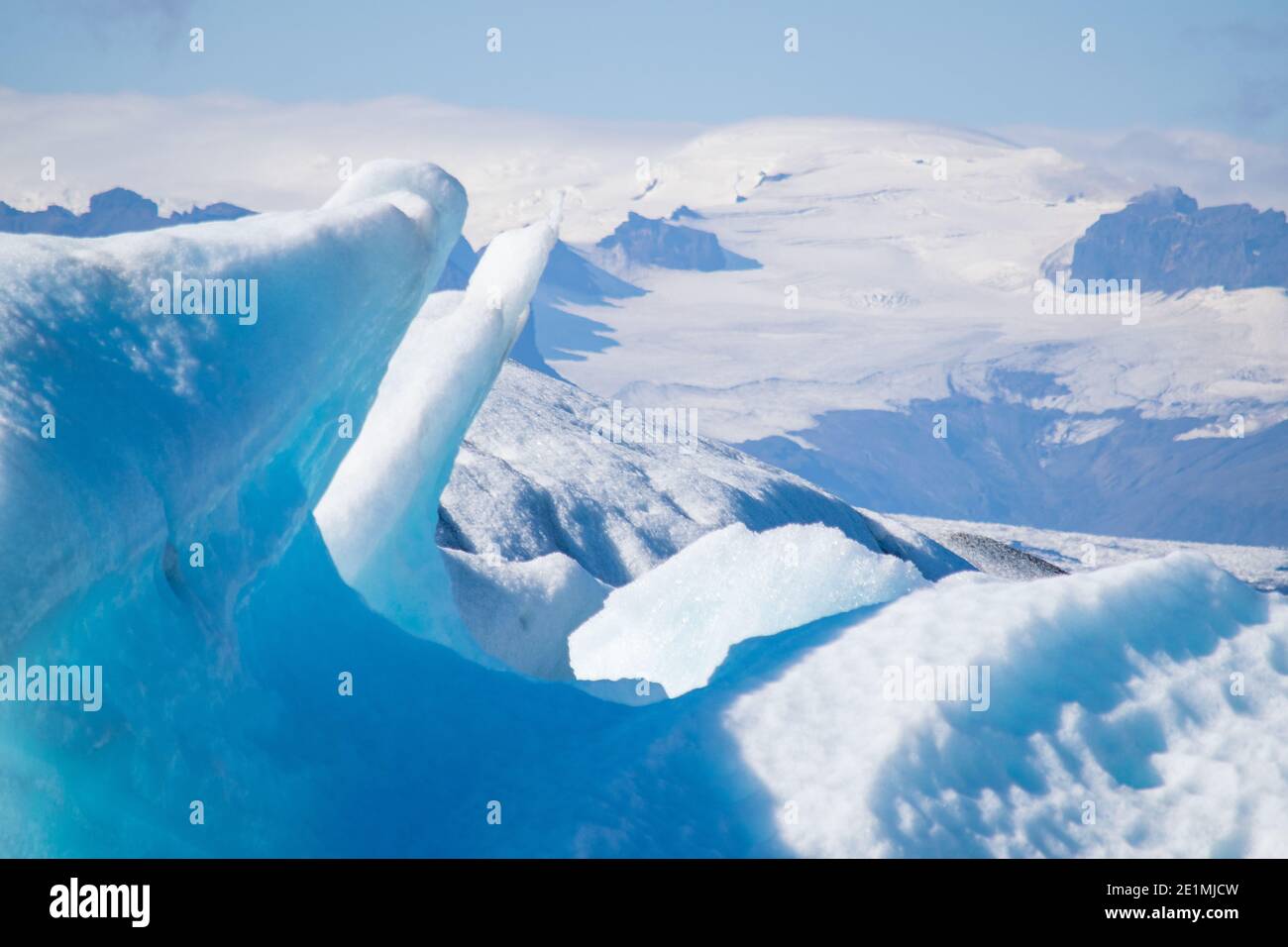 Jökulsarlon in Island Stockfoto