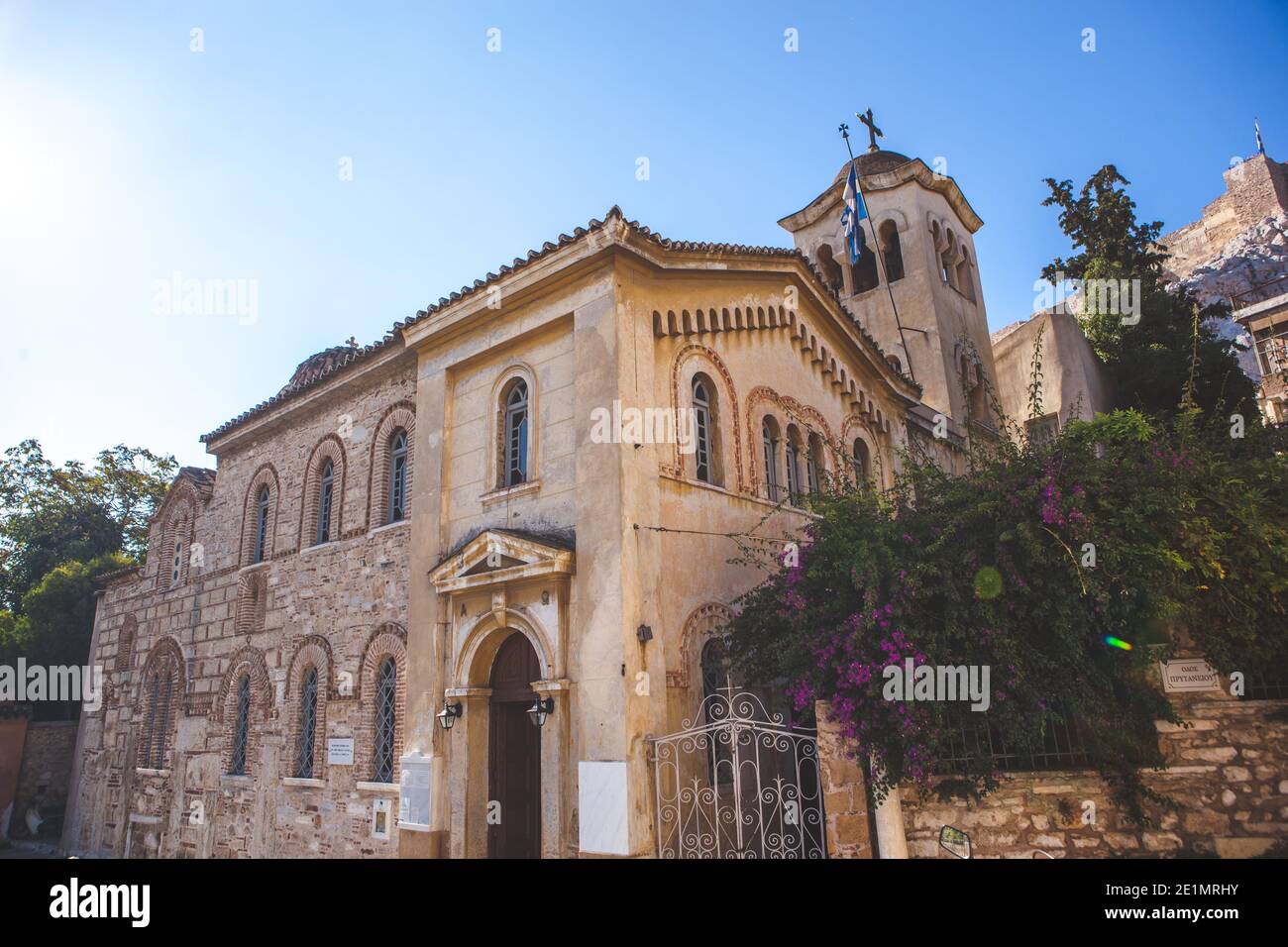 Griechisch christlich-orthodoxe Kirche ist ein Gebäude für religiöse oder spirituelle Rituale auf Griechenland reserviert! Stockfoto