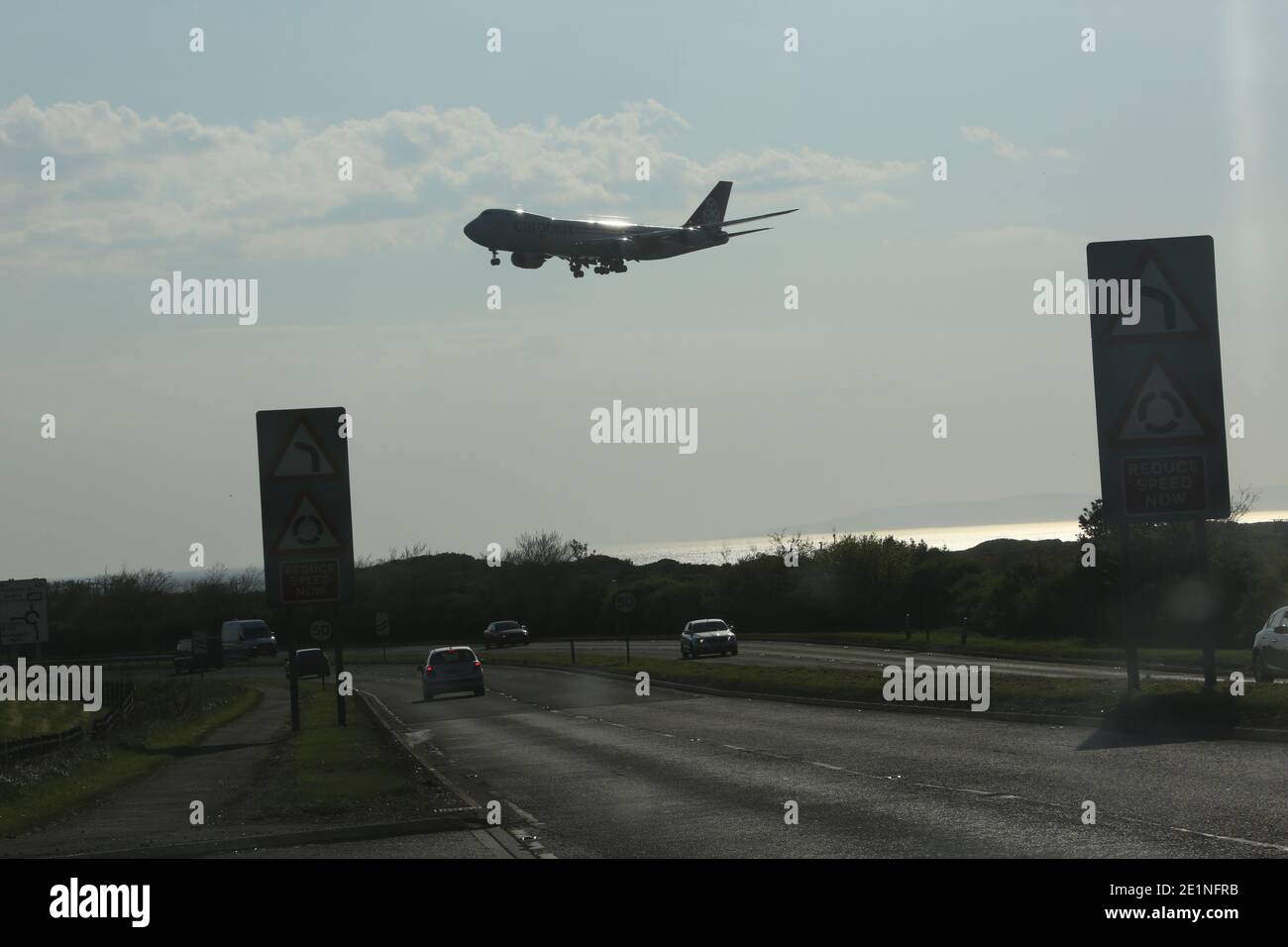 Glasgow Prestwick Airport, Ayrshire, Schottland Großbritannien