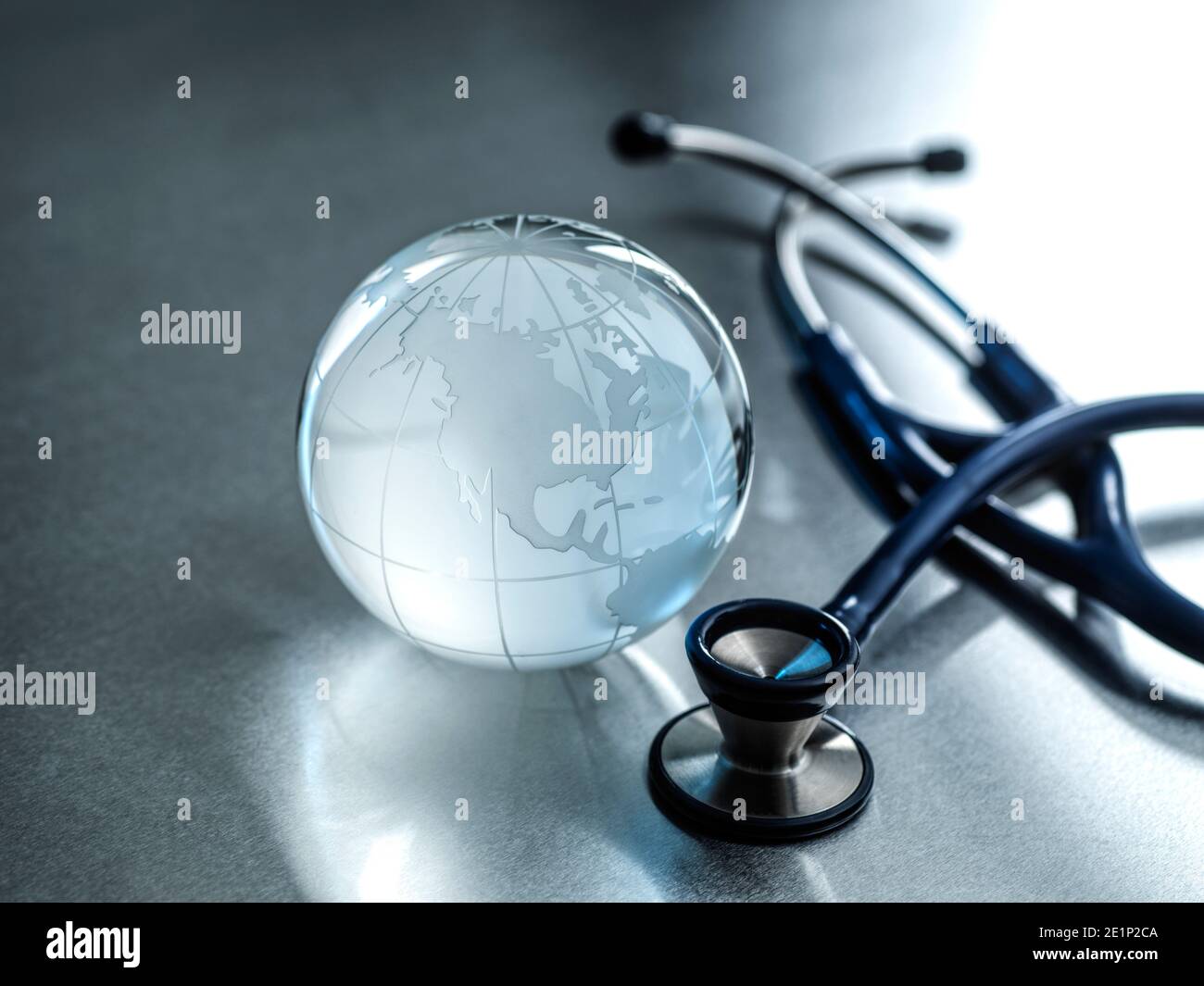 Globale Gesundheit, konzeptuelles Image Stockfoto