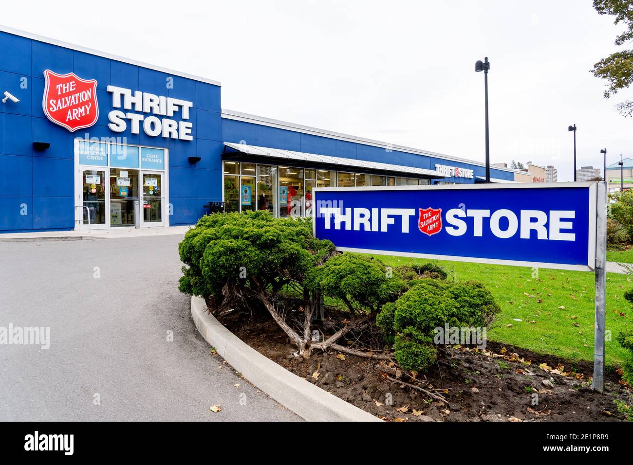 Einer der Thrift Stores der Heilsarmee in Toronto, Kanada. Stockfoto