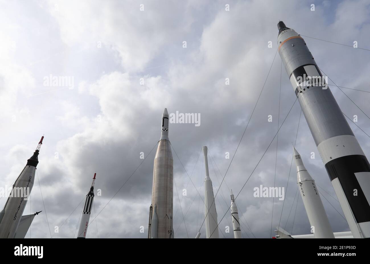 Raketengarten Stockfoto