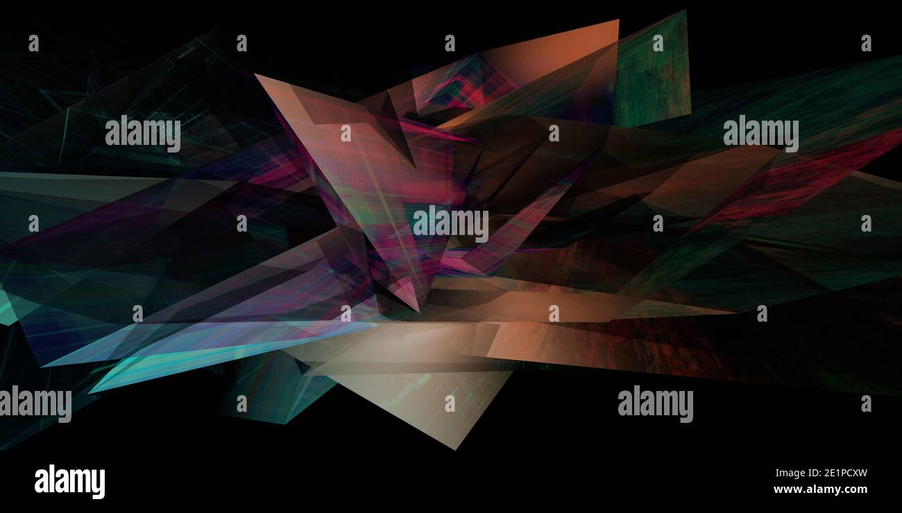 Immersive Musikerlebnis und Leistung als Konzept Stockfoto