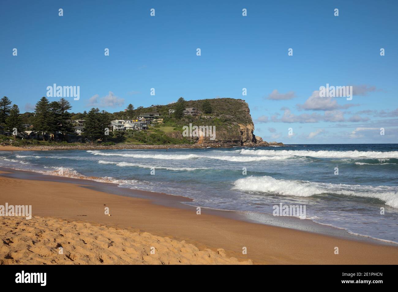 Avalon Beach Sydney an einem Sommertag am späten Nachmittag Sonnenschein ,Sydney, Australien Stockfoto