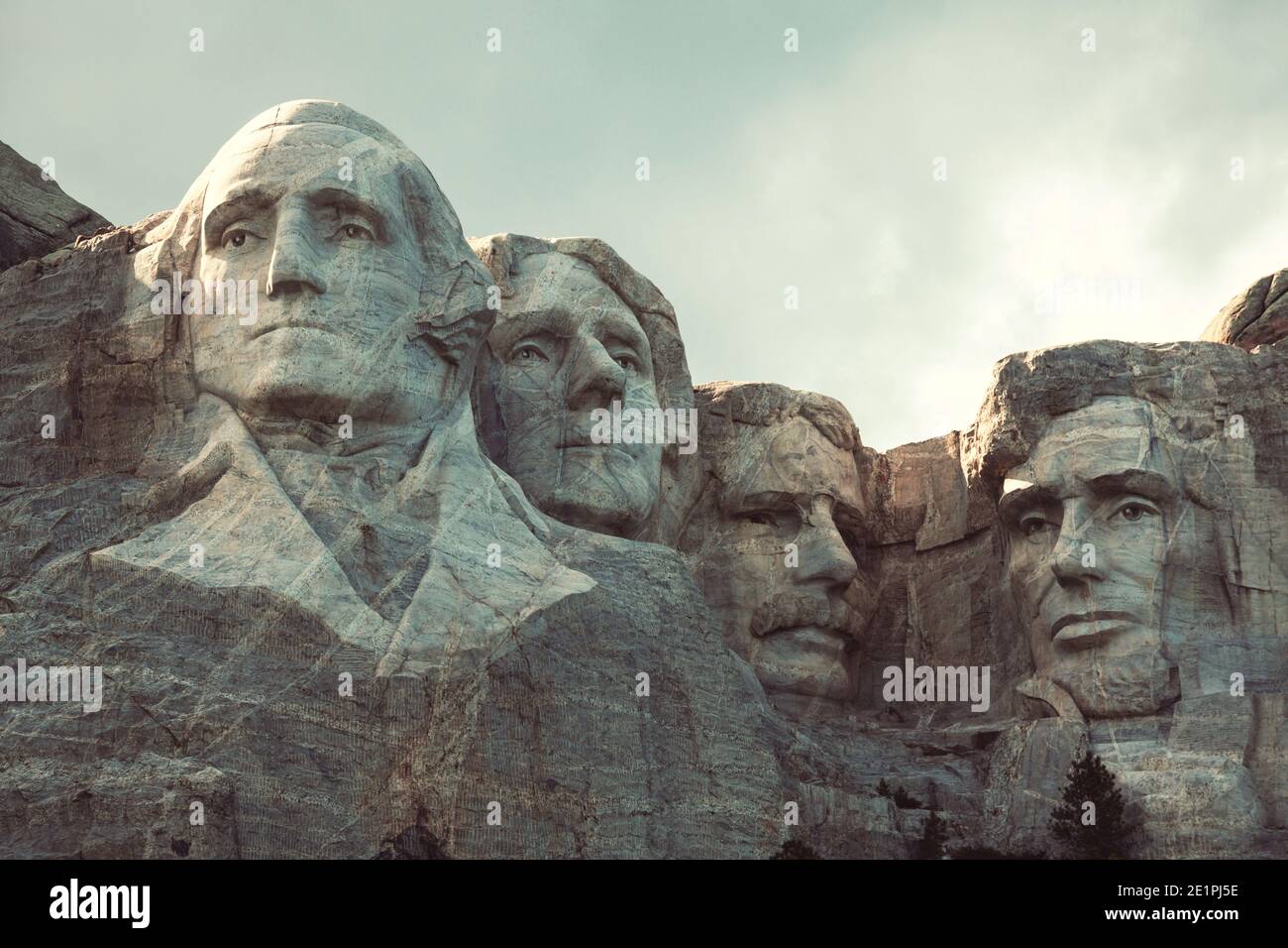 Mount Rushmore National Memorial, Black Hills Region von South Dakota, USA. Berühmtes amerikanisches Symbol Stockfoto