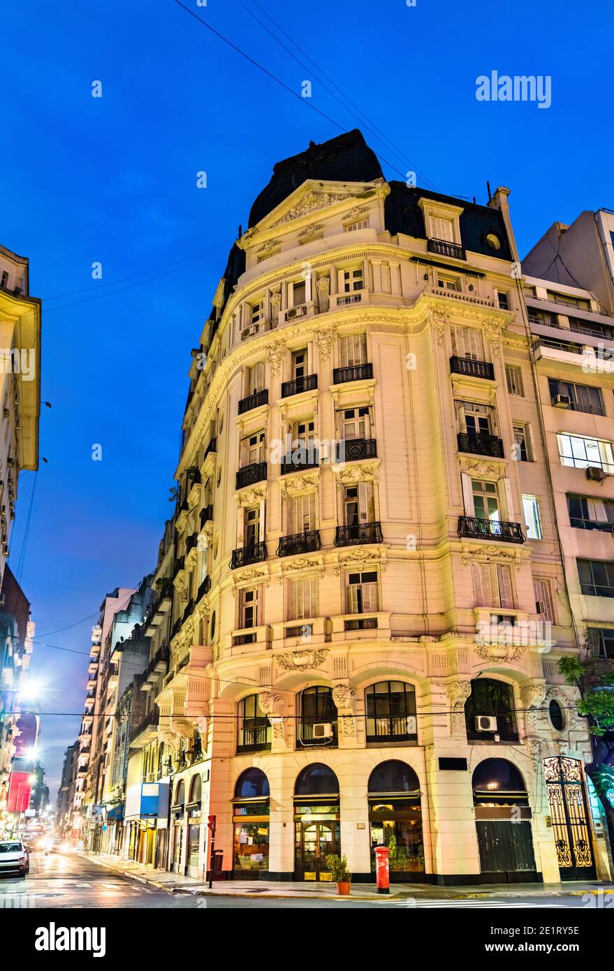 Architektur von Buenos Aires in Argentinien Stockfoto
