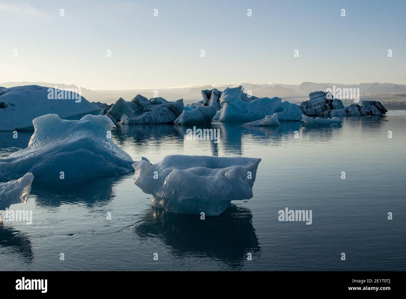 Jökulsarlon in Island Stockfoto