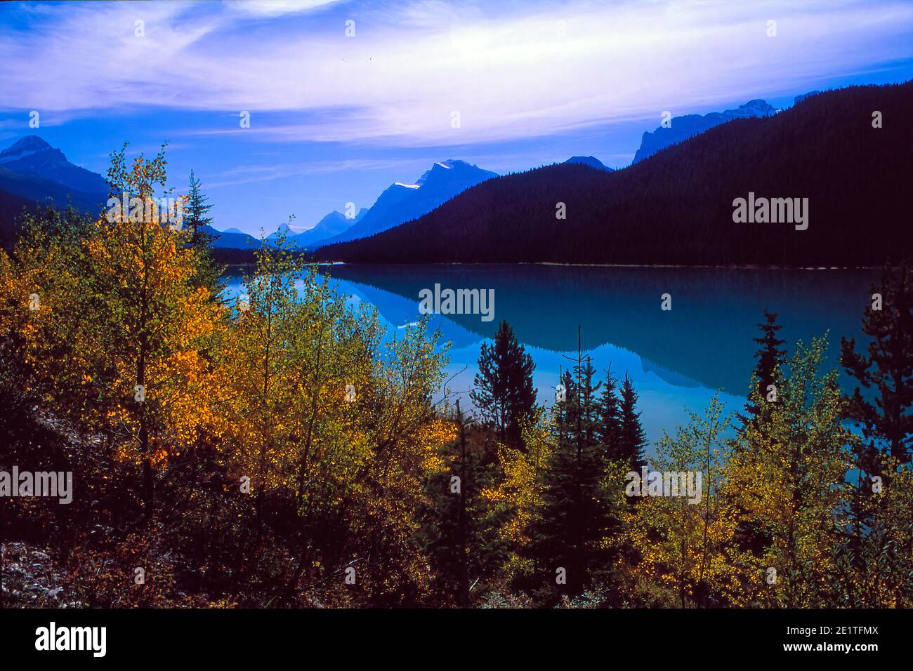 Upper Waterfowl Lake, Banff National Park Alberta Kanada Stockfoto