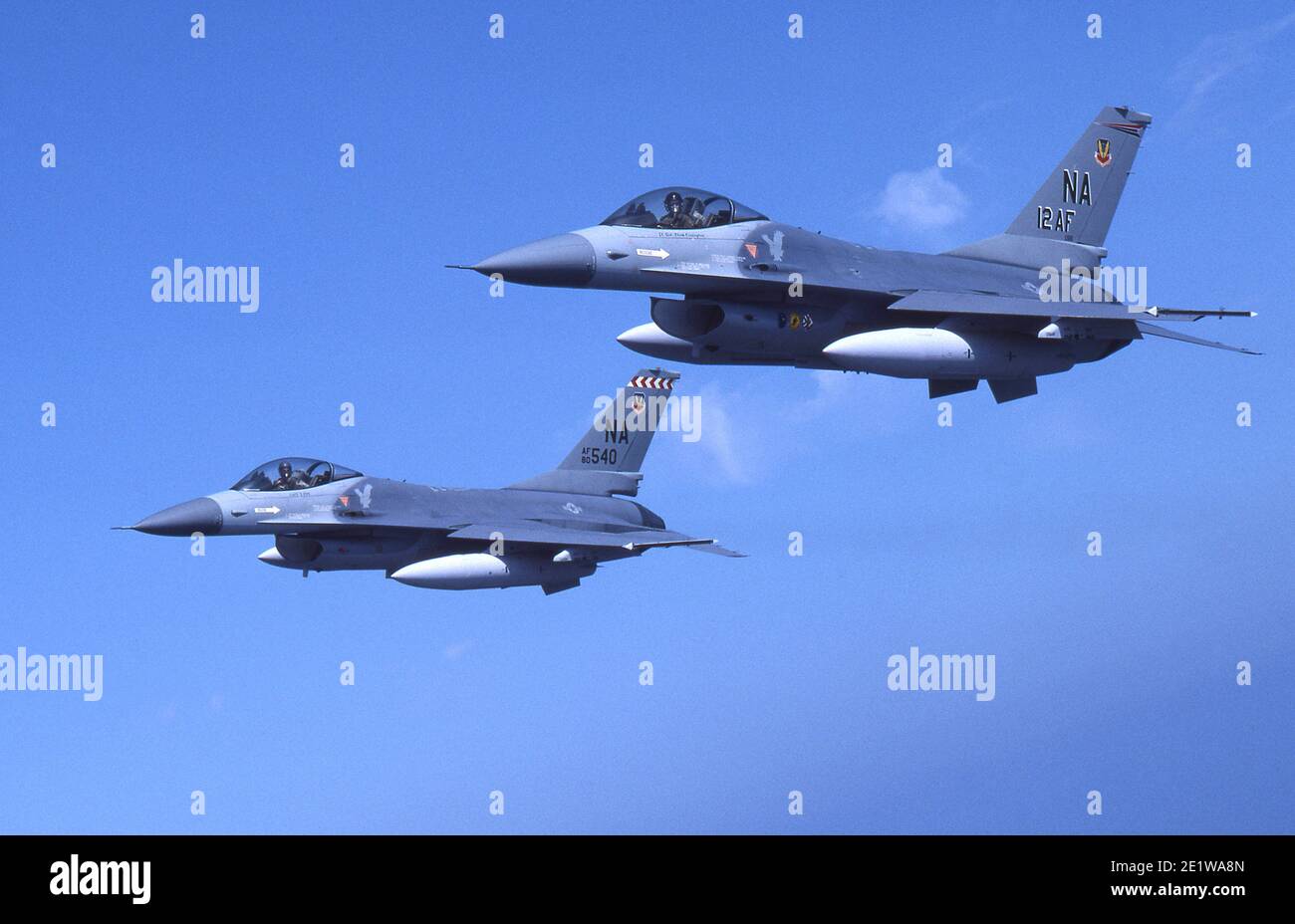 General Dynamics F-16 Fighting Falcon Vereinigte Staaten alle Wetter Kämpfer. Auch häufiger als Viper bekannt. Stockfoto