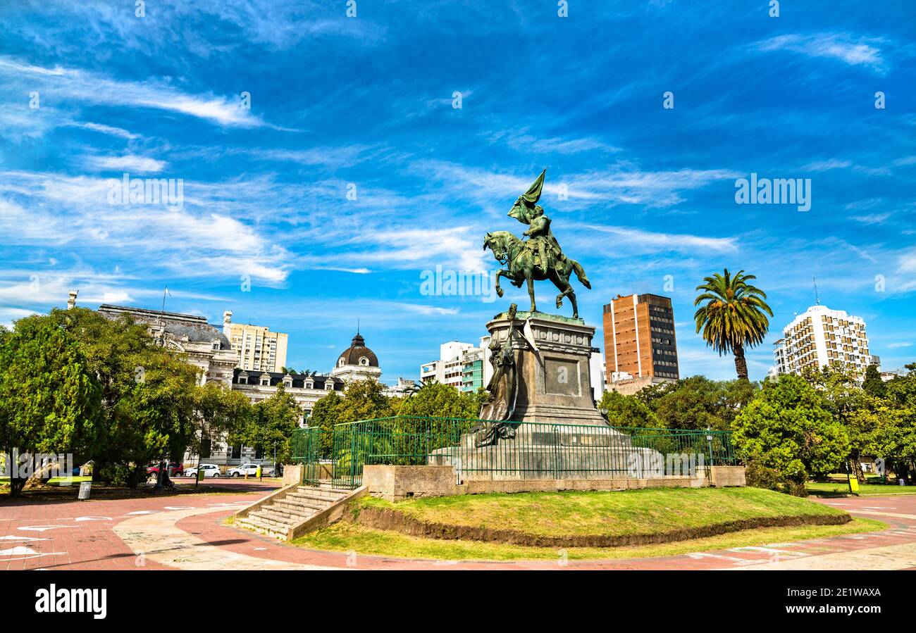 Denkmal für Jose de San Martin in La Plata, Argentinien Stockfoto