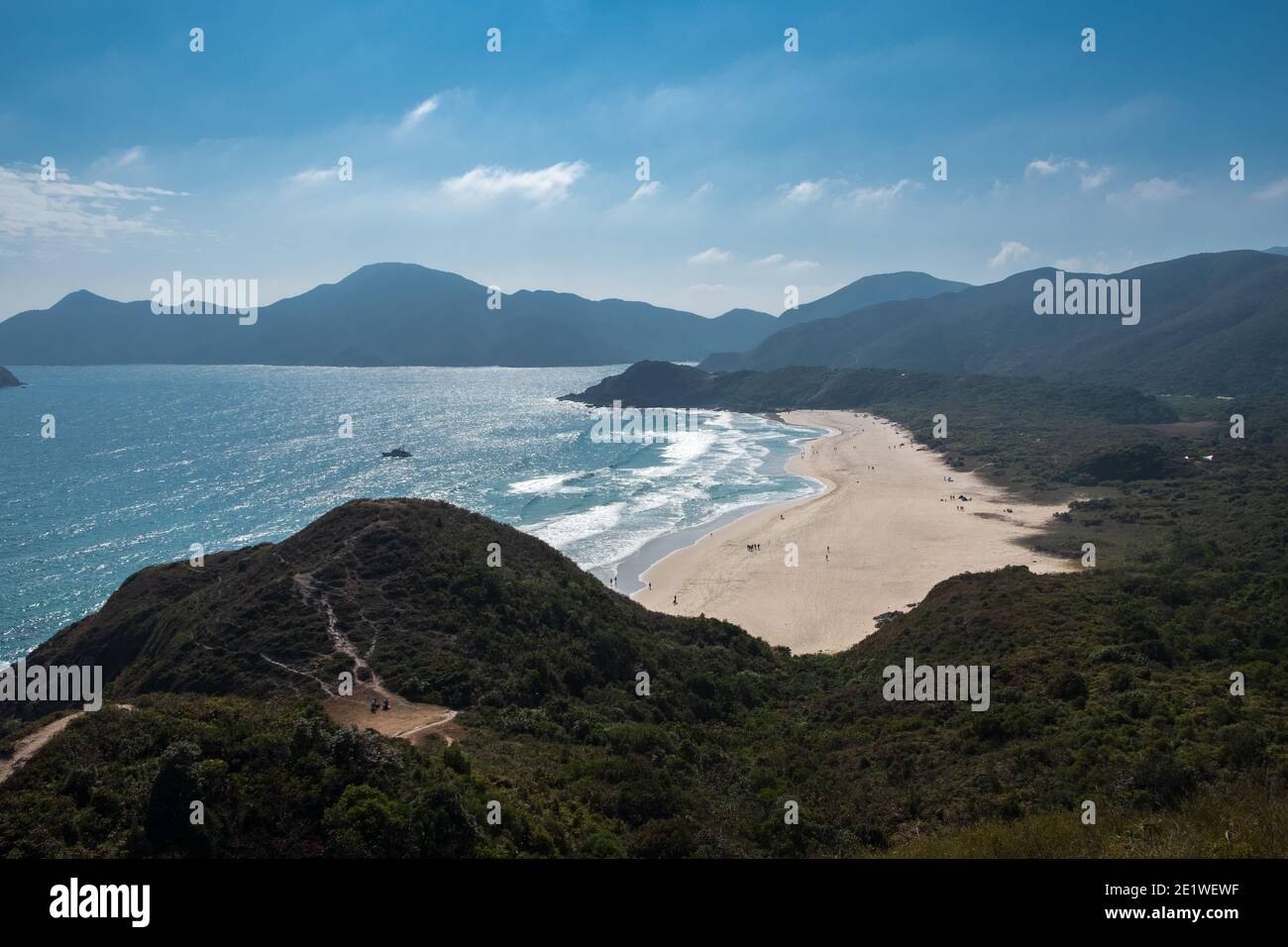 Tai Long Wan Beach in Sai Kung, Hongkong Stockfoto