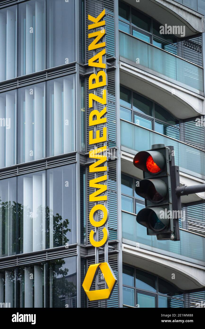 Commerzbank Niederlassung, Unter Sachsenhausen, Köln, Nordrhein-Westfalen, Deutschland Stockfoto